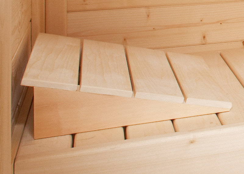 Infraworld Sauna-Kopfstütze Standard, Espe