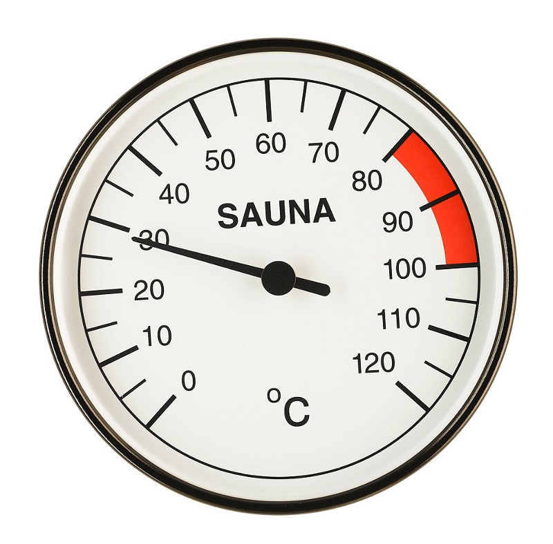 Infraworld Sauna-Thermometer Ø 10 cm