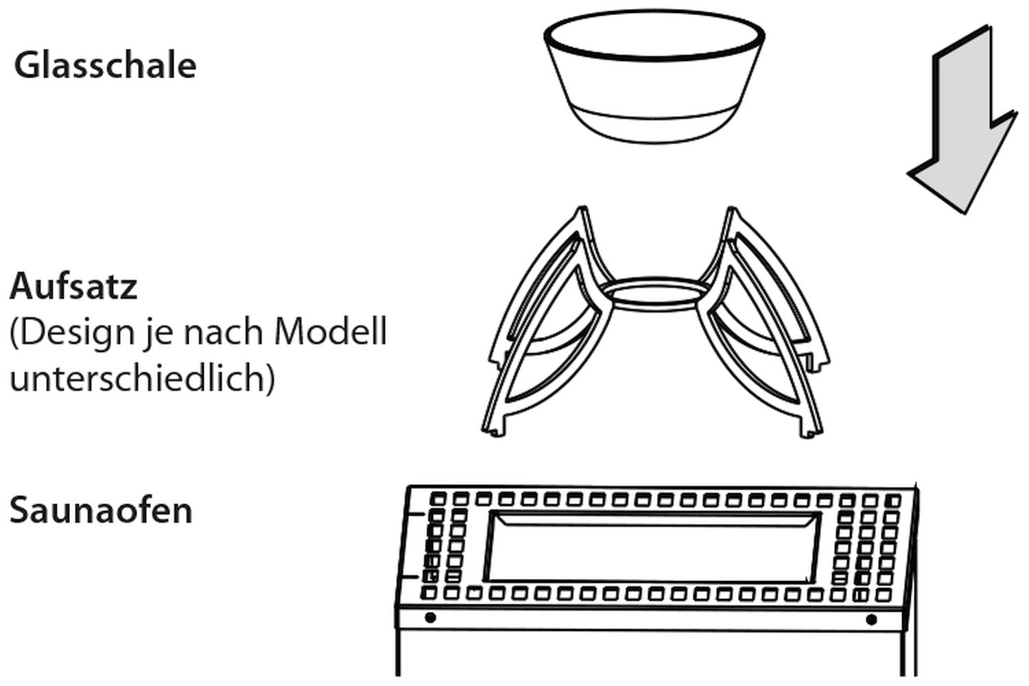 Designduftschale EOS Scent Trophy S3 für FinnRock, 383x383x139 mm