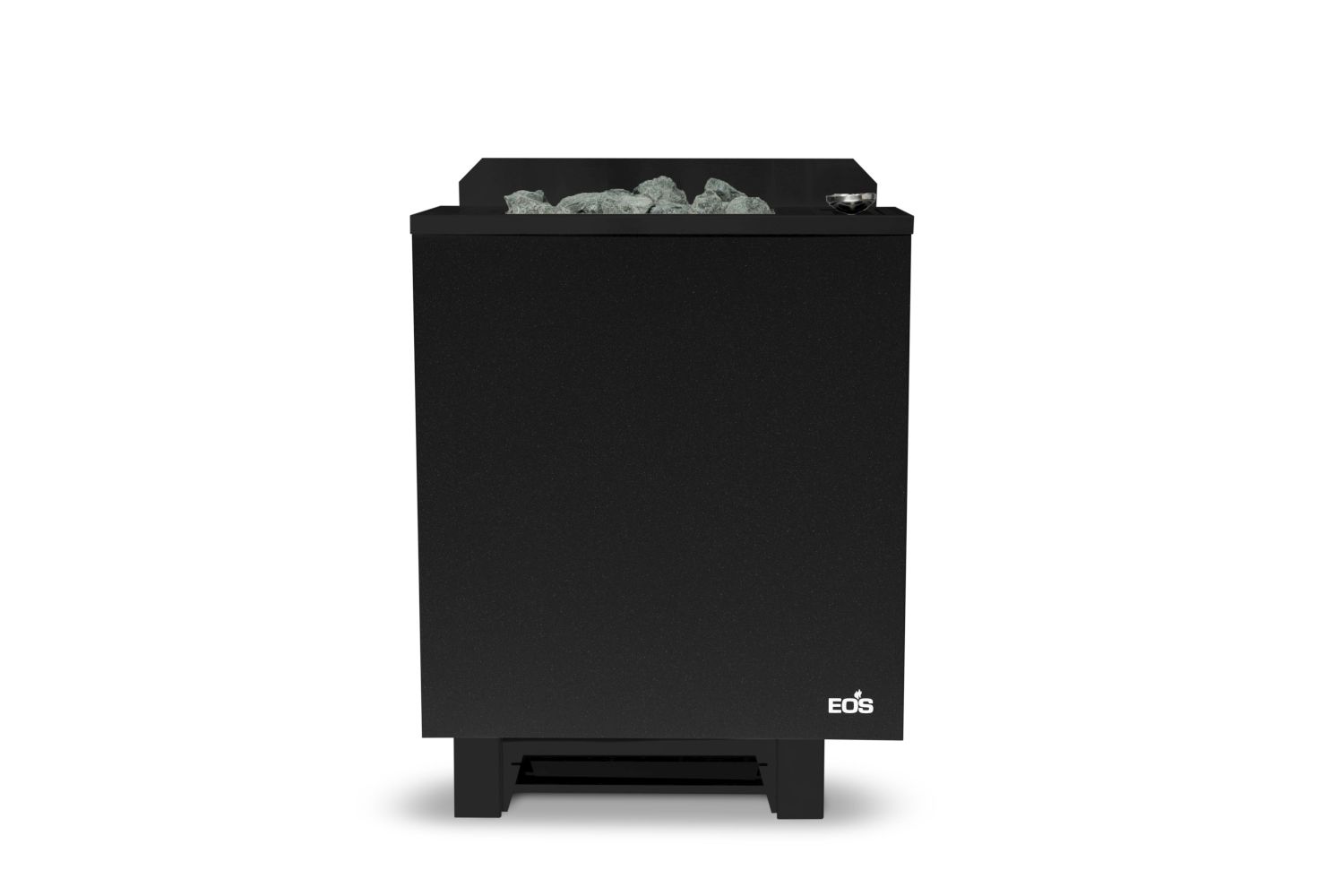 Saunaofen EOS Bi-O Gracil black 9,0 kW mit Verdampfer, Standofen schwarz-matt