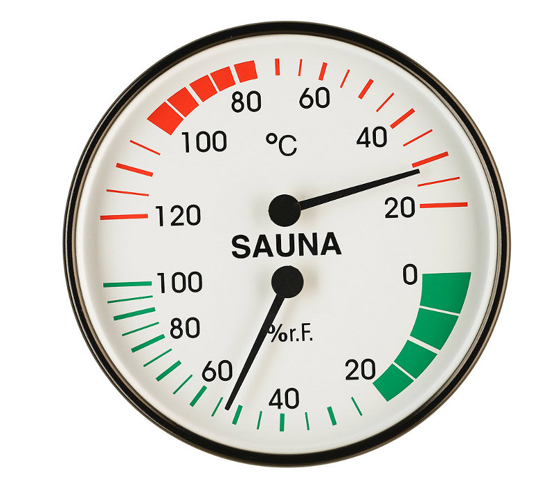 Infraworld Sauna-Klimamesser Ø 10 cm