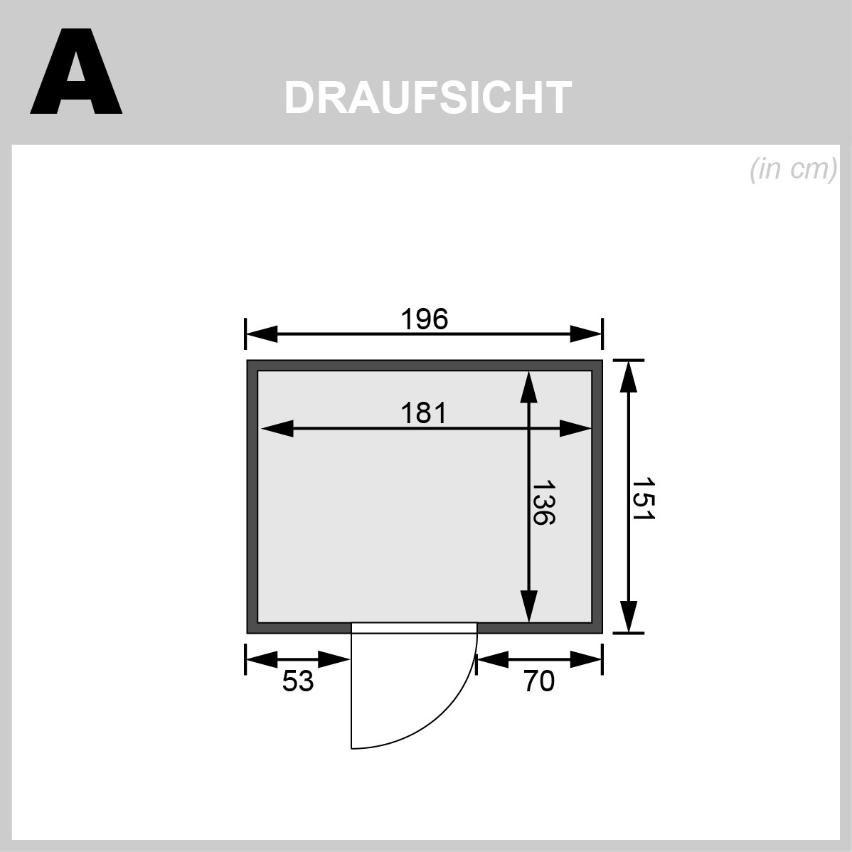 Karibu Plug & Play Sauna Fanja - 196x151 cm, 68 mm Systemsauna|Energiespartür|ohne Ofen